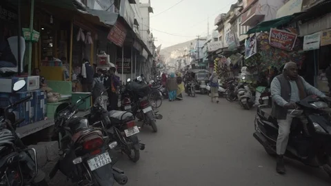 Indian traffic Stock Footage 111476380