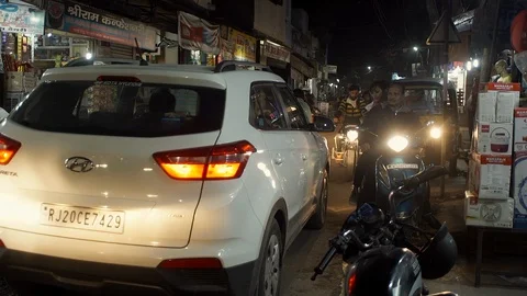 Indian traffic Stock Footage 111476465