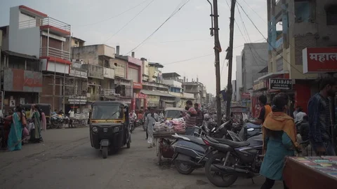 Indian traffic Video stock 111495485