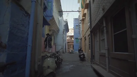 Indian traffic Stock Footage 111665373