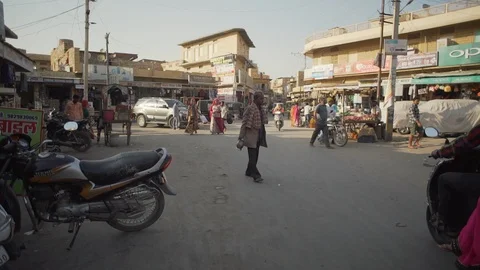 Indian traffic Stock Footage 111693630