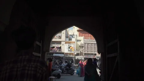 Indian traffic Stock Footage 111694818