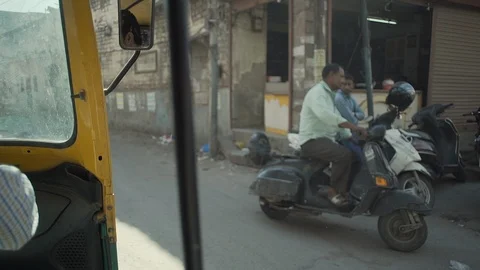 Indian traffic Stock Footage 111786788