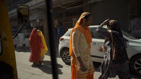 Indian traffic Stock Footage 111786974