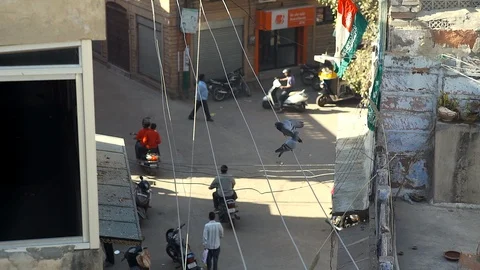 Indian traffic Stock Footage 111790249