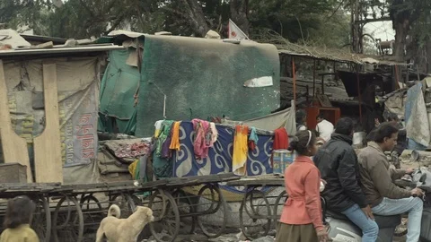 Indian traffic Stock Footage 111821402