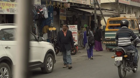 Indian traffic Stock Footage 111821994