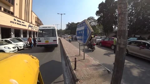 Indian traffic Stock Footage 157361293