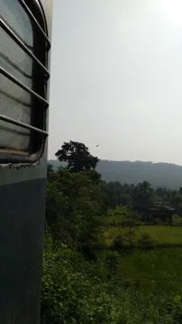 Indian train trip Stock Photos