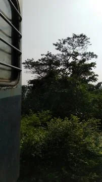 Indian train trip Stock Photos