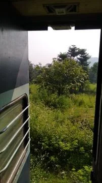 Indian train trip Stock Photos