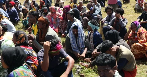 Indian Tribes Wating at work place Stock Footage 292219843