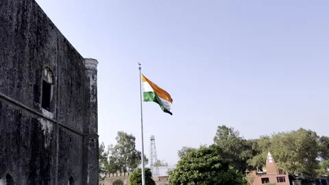 Indian Tricolour Flag Stock Footage 330673256