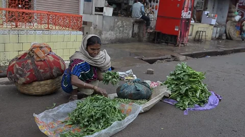 Indian vendor Stock Footage 37102473