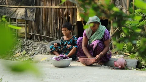 Indian Village Stock Footage 86523790