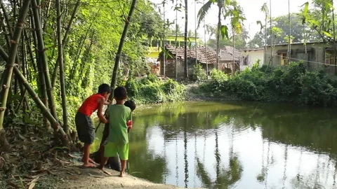 Indian Village Stock Footage 86524720