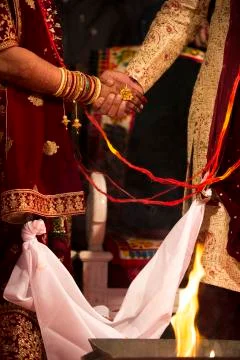 Indian wedding function close up stock images. Foto stock