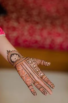 Indian Wedding Mehendi function Foto stock