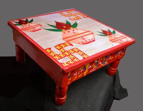 Indian wedding stools Stock Photos