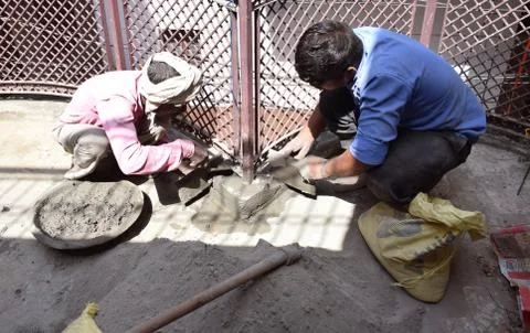 Indian worker Stock Photos