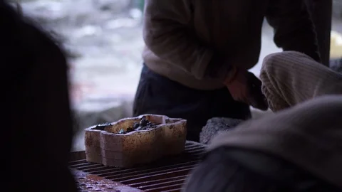 Indian worker titles making process Stock Footage 123270123