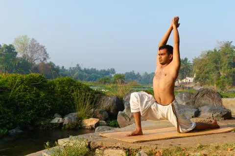 Indian Yogi Foto stock