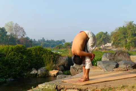 Indian Yogi Foto stock