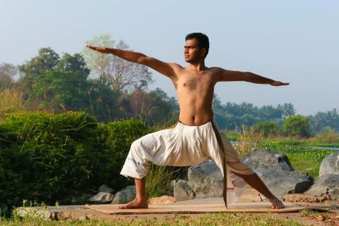 Indian Yogi Foto stock