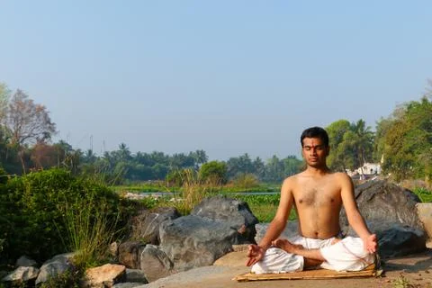 Indian Yogi Foto stock