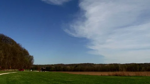 Indiana cloud and sky Stock-Footage 125285953