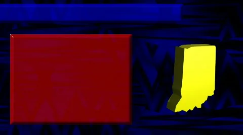 Indiana - Election Motion Background Stock Footage 78441
