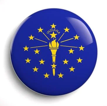 Indiana flag Stock Illustration