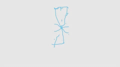 Indiana State Line Map Self Drawing Animated Overlay, Alpha 4K Видео 340293059