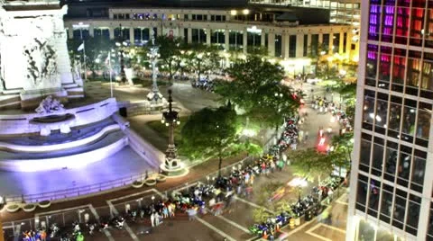 Indianapolis Circle (Time lapse) 스톡 동영상 8972612