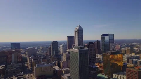 Indianapolis Skyline 2 Stock Footage 234635113