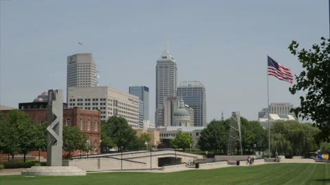 Indianapolis Skyline 스톡 동영상 159627167