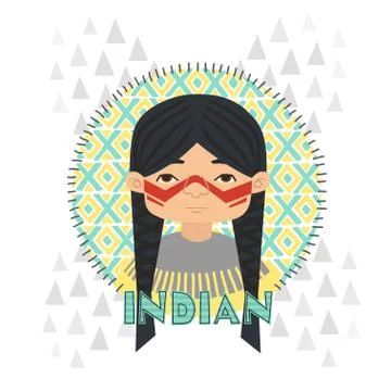 Indians vector illustration Stock Illustration
