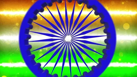 India's National Flag Stock Footage 144307736