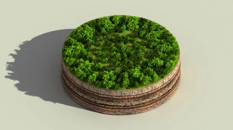 Indicate about 100 percents circle diagram, chart. Eco Infographic elements. Stock Footage 59298501