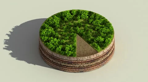 Indicate about 90 percents circle diagram, chart. Eco Infographic elements. Stock Footage 59298504