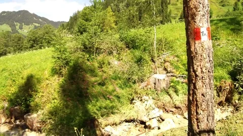 Indication Cai su frustum, Alta Badia Stock Footage 79642691