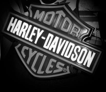 Indication harley davidson IN EXPOSITION Stock Photos