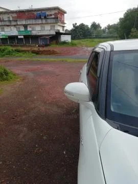Indicator and Mirror back side of a car Foto stock
