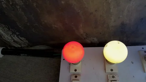 Indicator bulbs Stock Footage 211251341