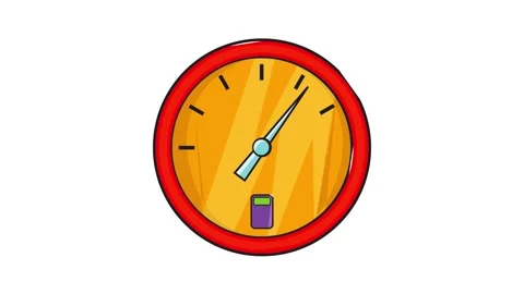 Indicator fuel device icon animation Stock Footage 157162554