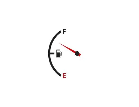 Indicator fuel icon, sign. Vector illustration. Flat design. Stock Illustration