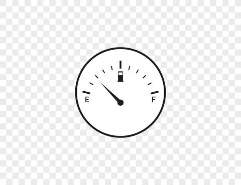 Indicator fuel icon, sign. Vector illustration. Flat design. Illustrazione stock
