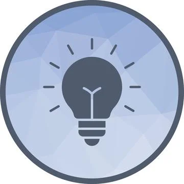 Indicator Lamp icon vector image. Stock Illustration