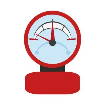 Indicator meter icon Illustrazione stock