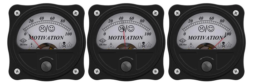 Indicator of motivation Ilustração Stock